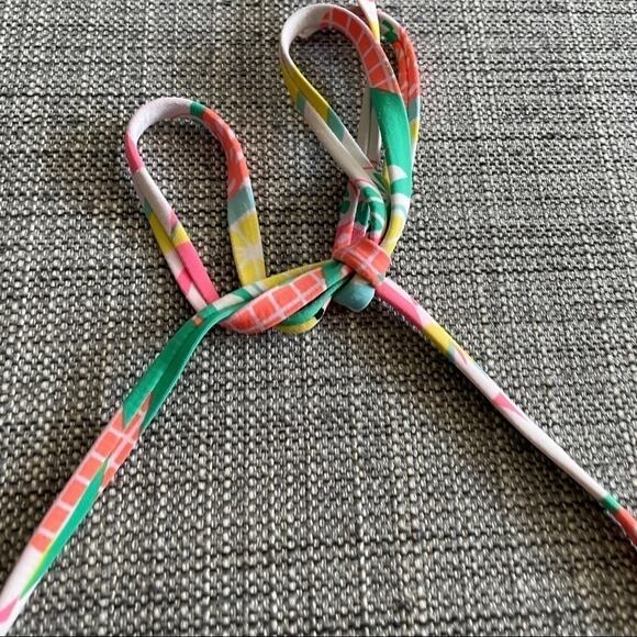 Primark fruit pattern tie front bikini top sz 8 - Picture 3 of 6